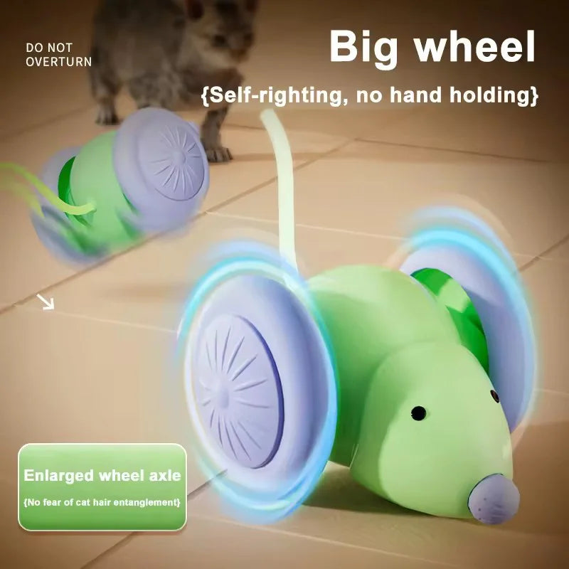 Alaika Smart Interactive Moving Mouse (Anti-Jam Pet Toy)