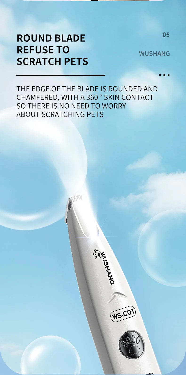 Alaika Precision-Groom: LED Waterproof Detail Trimmer