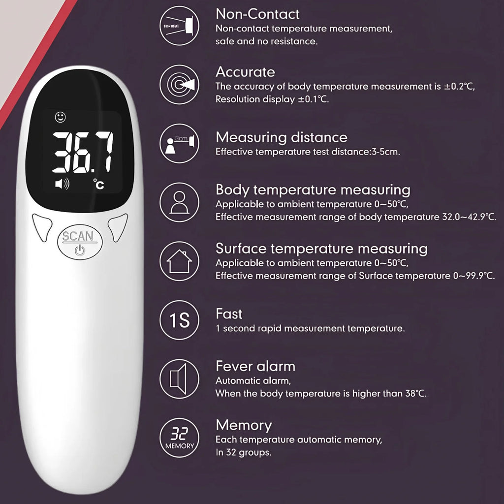 Alaika "No-Stress" Non-Contact Digital Pet Thermometer