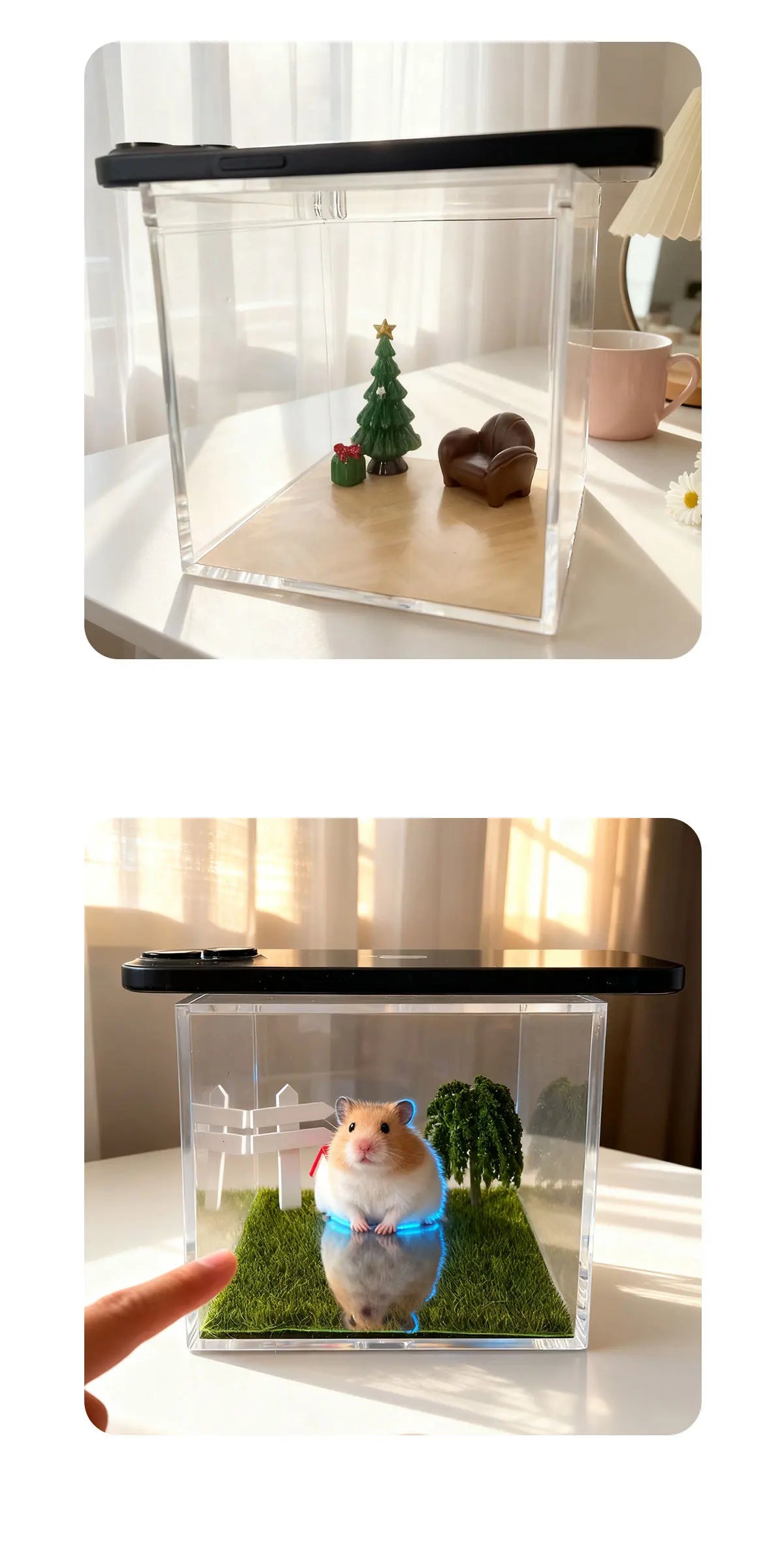 Alaika "Lumina" Custom 3D Pet Hologram House – DIY Memorial Display