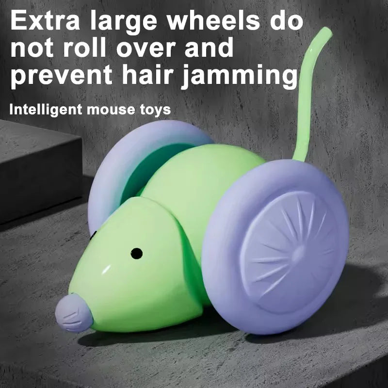 Alaika Smart Interactive Moving Mouse (Anti-Jam Pet Toy)