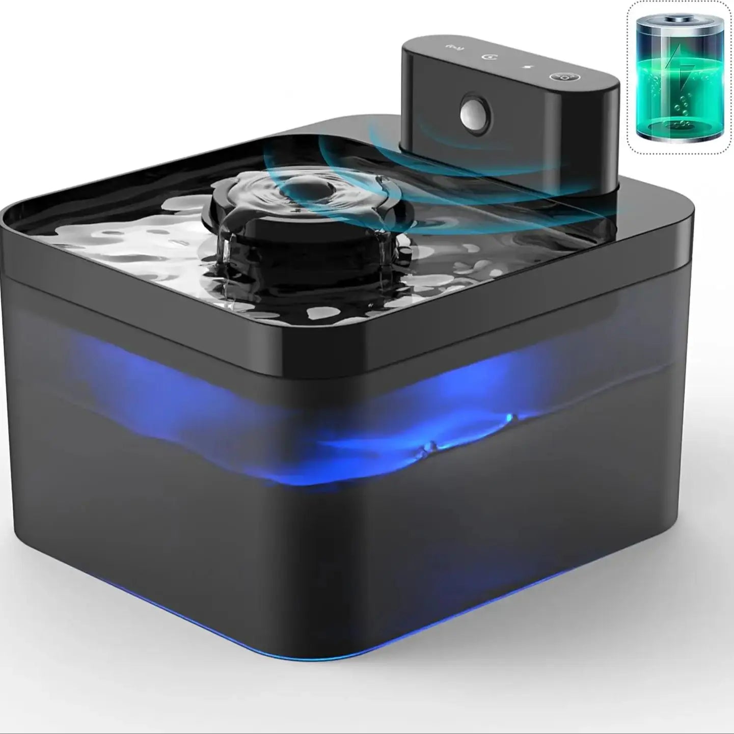 Alaika Wireless Automatic Smart Pet Fountain (2.2L Sensor Activated)