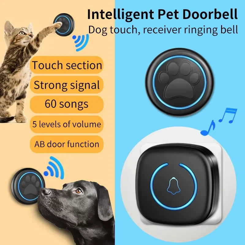 Alaika "No-Scratch" Smart Pet Doorbell & Potty Training Pager