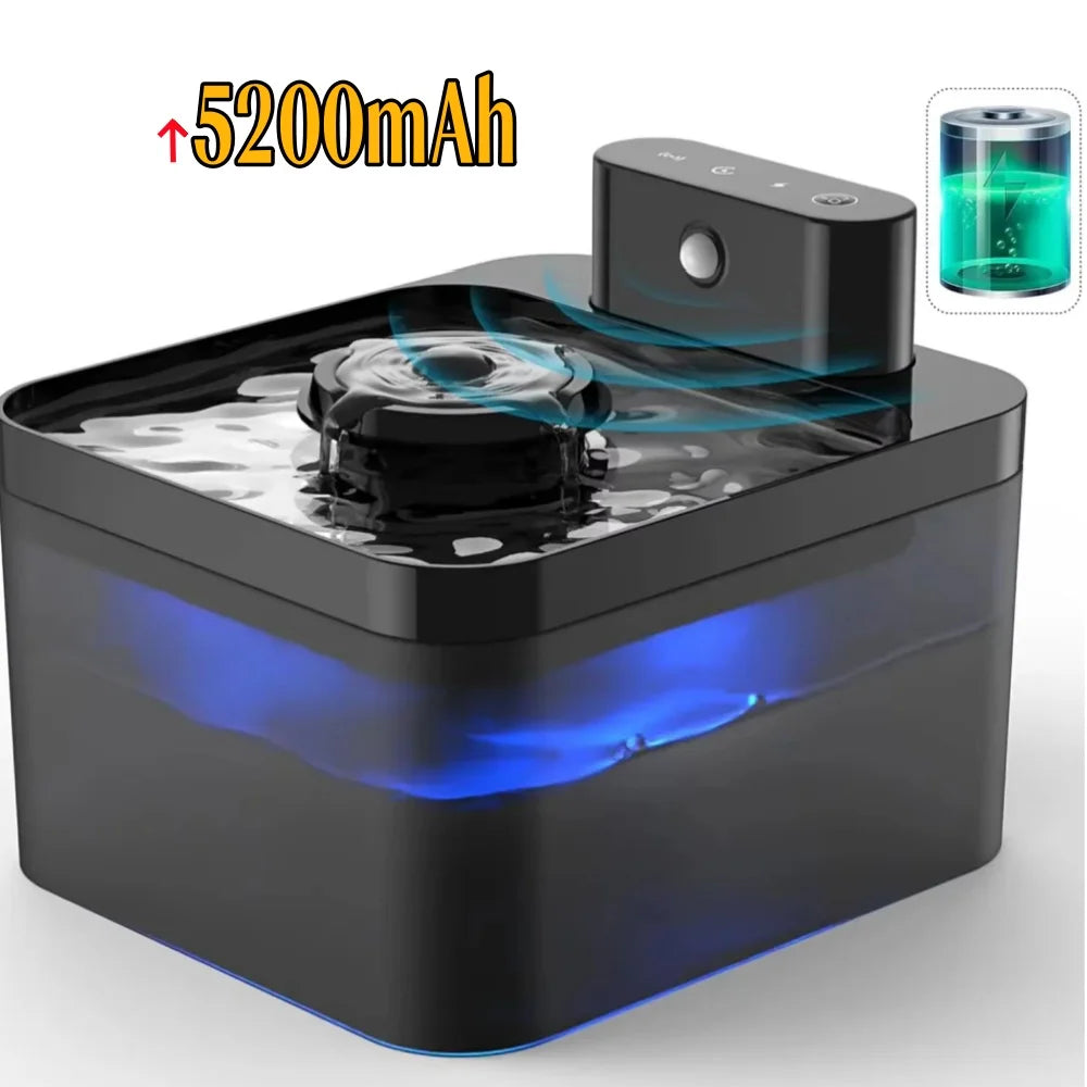 Alaika Wireless Automatic Smart Pet Fountain (2.2L Sensor Activated)