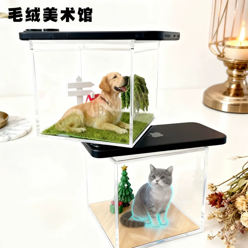 Alaika "Lumina" Custom 3D Pet Hologram House – DIY Memorial Display