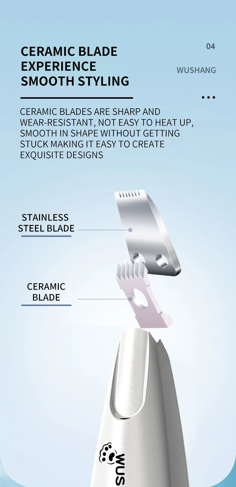 Alaika Precision-Groom: LED Waterproof Detail Trimmer