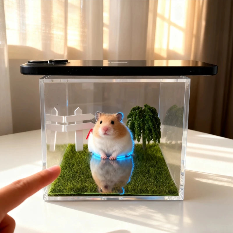 Alaika "Lumina" Custom 3D Pet Hologram House – DIY Memorial Display