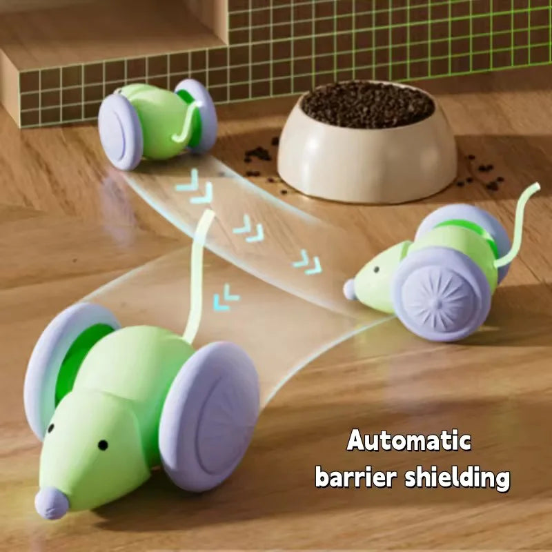 Alaika Smart Interactive Moving Mouse (Anti-Jam Pet Toy)