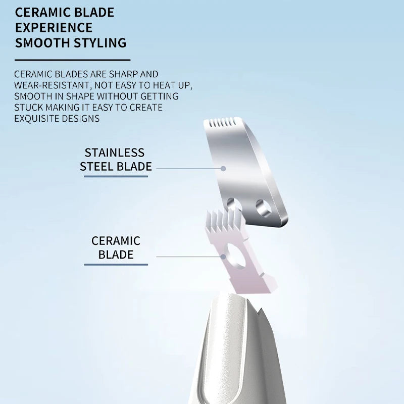 Alaika Precision-Groom: LED Waterproof Detail Trimmer