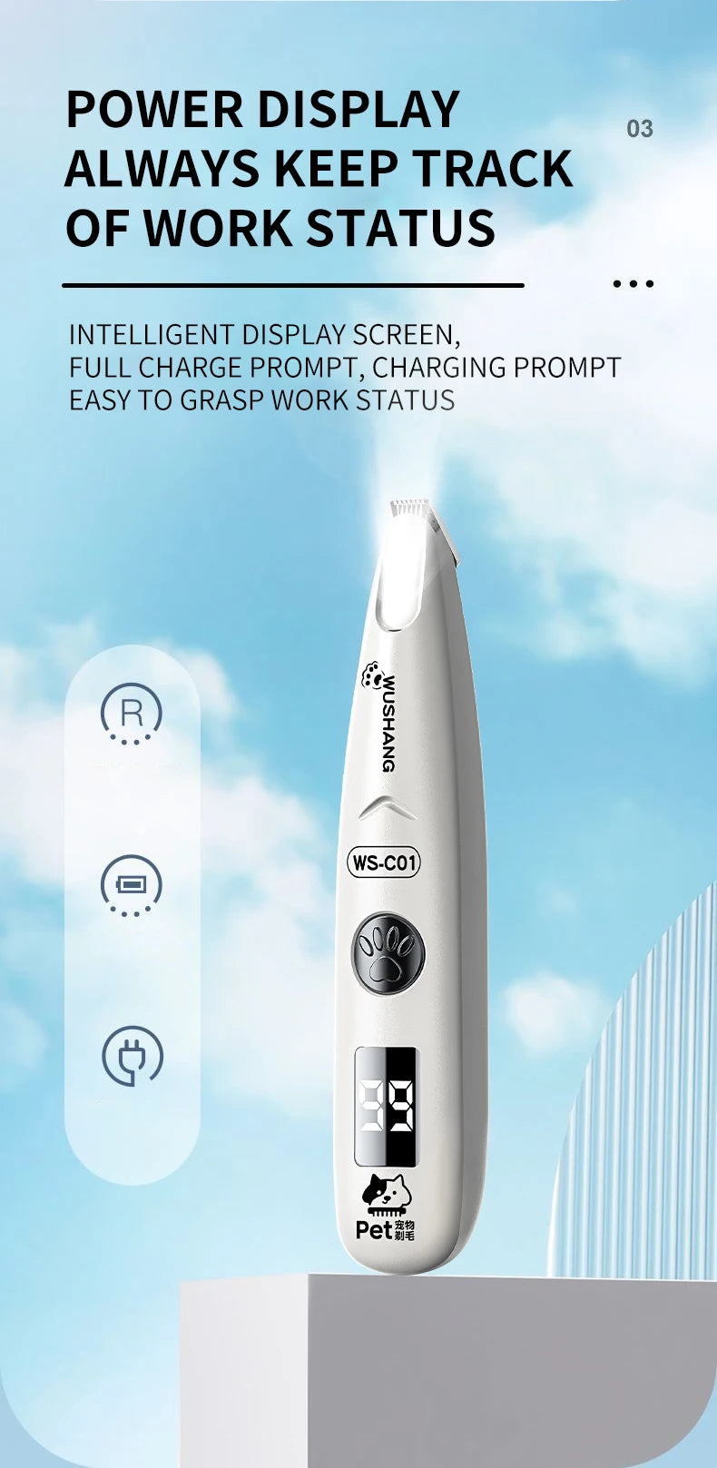 Alaika Precision-Groom: LED Waterproof Detail Trimmer