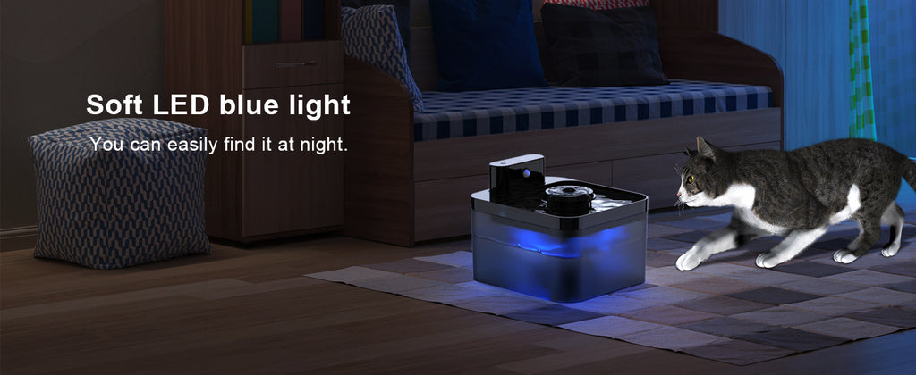 Alaika Wireless Automatic Smart Pet Fountain (2.2L Sensor Activated)