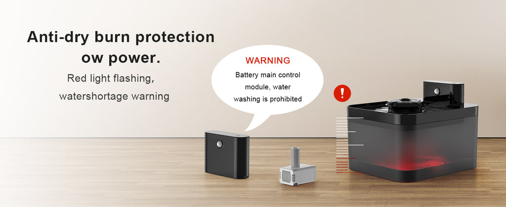 Alaika Wireless Automatic Smart Pet Fountain (2.2L Sensor Activated)