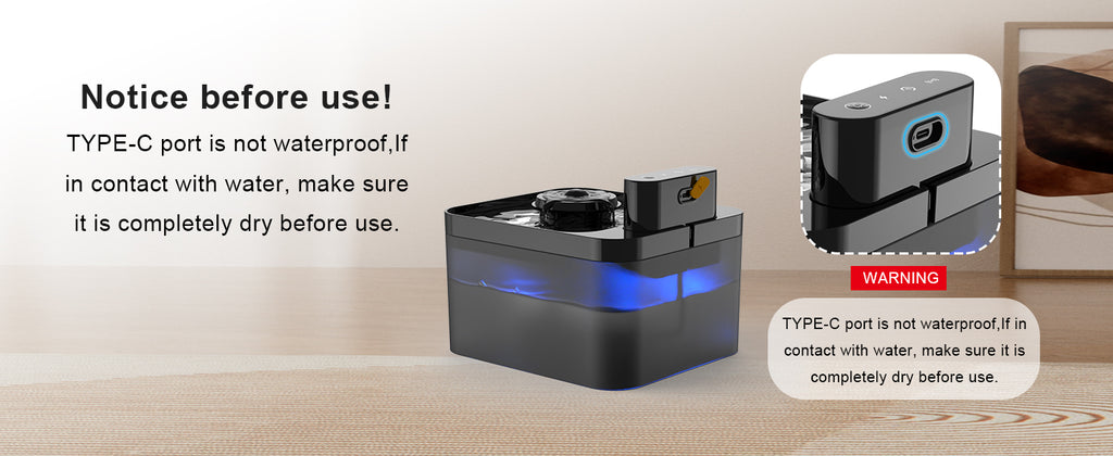Alaika Wireless Automatic Smart Pet Fountain (2.2L Sensor Activated)
